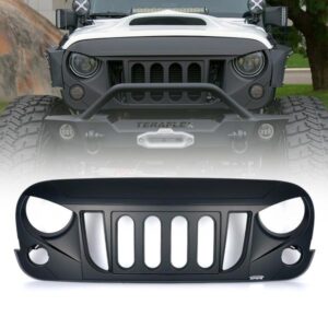 1__02573.1499472823_1024x1024_2x_23b1d7fa-3543-4de4-be32-8edee3a39f4d.jpg Xprite Transformer Grille without Mesh for Jeep Wrangler 2007-2018
