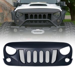 1__30077.1501277929_1024x1024_2x_2a72a65c-c576-474c-b5eb-d98be3329069.jpg Xprite Transformer Grille with Built-In Mesh for Jeep Wrangler 2007-2018
