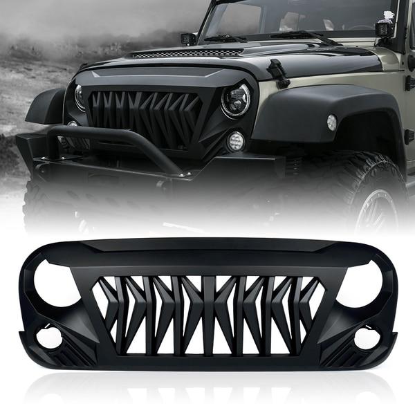 1__34875.1550691553_1024x1024_2x_86718213-2837-406e-a46e-6e0a47eeae19.jpg Xprite Beast Grille with Removeable Steel Mesh for Jeep Wrangler 2007-2018 JK
