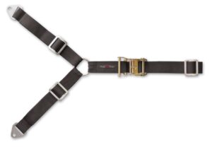 57-63-001-PSC.jpg 3-Way Spare Tire Strap Black Each 57-63-001 Poison Spyder