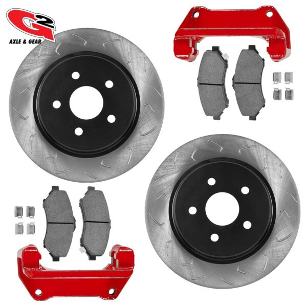 79-2050-1-G2A_6803cab6-a28e-4695-ba6a-5331b0654c21.jpg G2 Axle and Gear G2 Core Bbk - Front Oversized Rotors, Caliper Brackets, And Performance Brake Pads 79-2050-1 G2 Axle and Gear