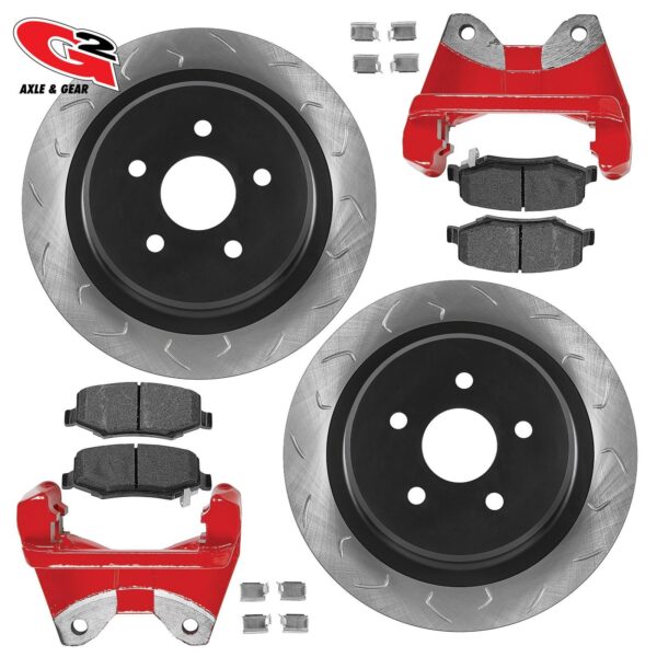 79-2052-1-G2A_a92fa1b1-779a-442d-9bcd-435f77e027f7.jpg G2 Axle and Gear G2 Core Bbk - Rear Oversized Rotors, Caliper Brackets, And Performance Brake Pads 79-2052-1 G2 Axle and Gear