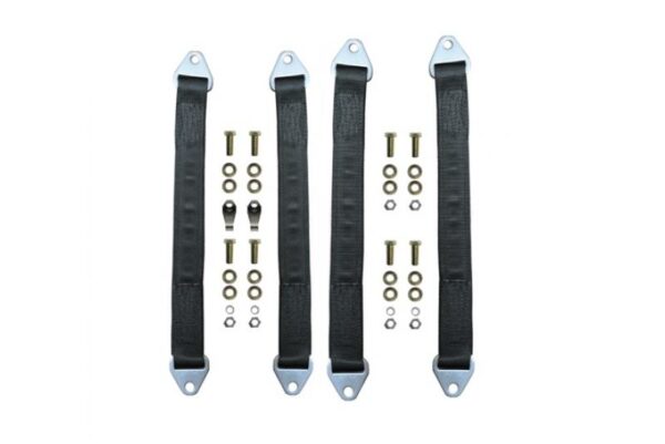 EVO-3030K-HGJF.jpg Jeep JL C/O Limit Strap Kit Front and Rear Set 18-Present Wrangler JL EVO Manufacturing
