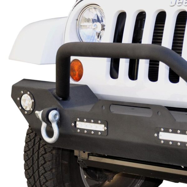 FBSHTB-07-HKJT.jpg Jeep JK/JL Front Bumper 07 w/LED Lights 07-18 Wrangler JK/JL Steel Mid Length DV8 Offroad