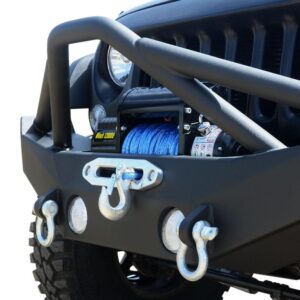 FBSHTB-12-HKJT.jpg Jeep JK Front Bumper w/Fog Lights 07-18 Wrangler JK Steel Mid Length DV8 Offroad