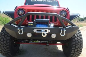 FBSHTB-14_5-HKJT.jpg Jeep JK/JL Front Bumper w/Fog Lights And LED 07-18 Wrangler JK/JL Steel Mid Length DV8 Offroad