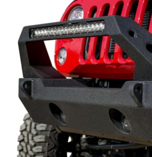 FBSHTB-25-HKJT.jpg Jeep JK/JL Front Bumper Fits DV8 20 Inch Light Bar and Winch Plate 07-18 Jeep JK/JL Wrangler Steel Stubby DV8 Offroad