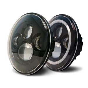 HL7JK-02_3-HKJT.jpg Jeep Wrangler 07-18 LED Projector Headlights w/Angel Eyes DV8 Offroad