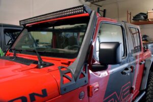 LBJL-01-HKJT.jpg Jeep JL Over Windshield Light Bar Bracket 18-Present Wrangler JL DV8 Offroad