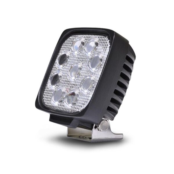 5 Inch Square Off road Light 27W Spot 3W LED Black DV8 Offroad